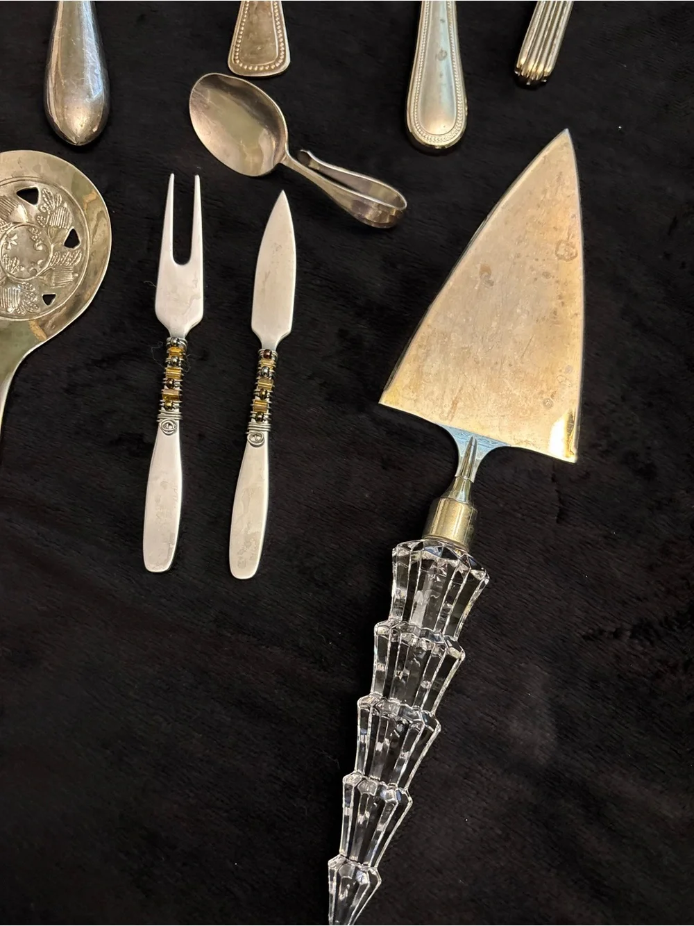 12 antique vintage silverplated serveware pieces